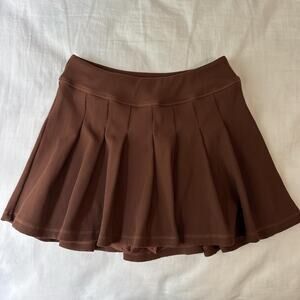 pacsun brown ribbed active mini skort y2k sporty casual